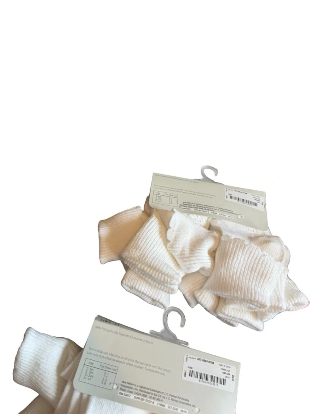 24 Pairs of Baby Girl Socks + Six Pairs of Baby Mittens Carter's Okie New NWT